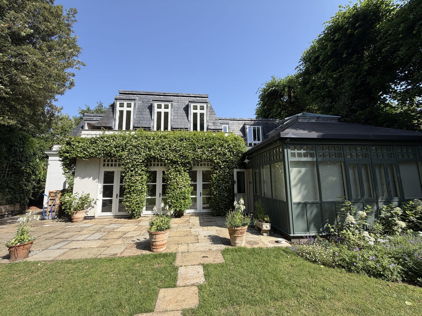 Poets House, Holland Villas Road W14 — hardwood casement windows